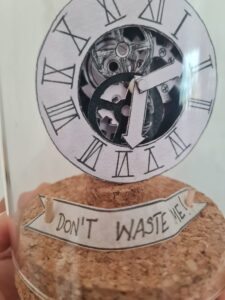 Don't waste time, 8 x 12